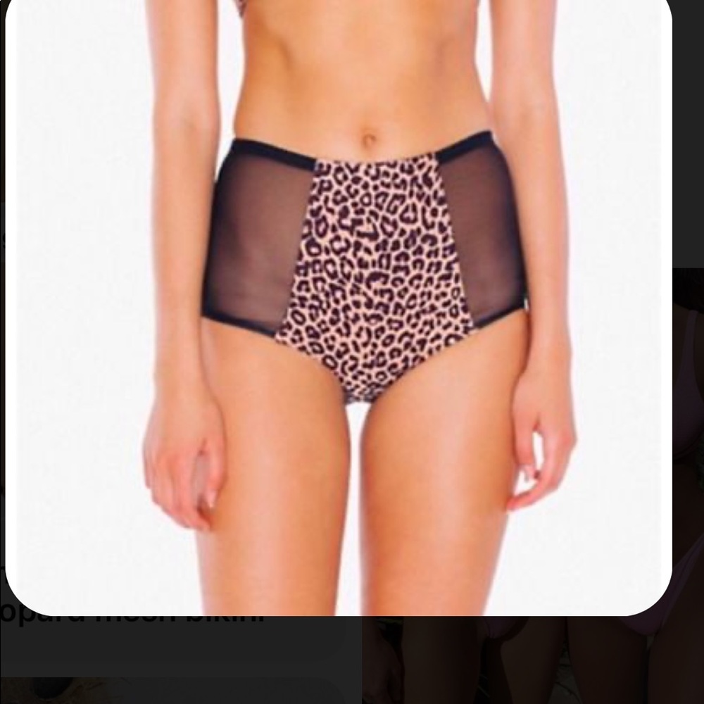 American Apparel High waist bikini bottoms